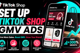 set up tiktok shop gmv ads