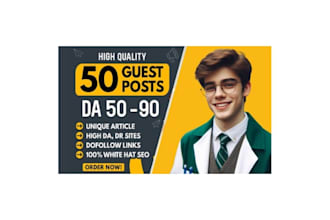publish guest posts on high authority websites