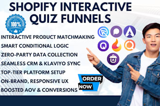 setup shopify interactive quiz funnels via octaneai revenuehunt prehook typeform