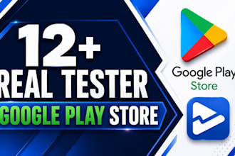 provide closed testing 20 testers 12 testers mobile app testing 12 testers