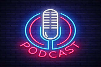 design a modern podcast logo for your brand