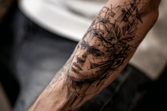 design professional creative tattoo design