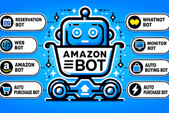 do reservation website bot, whatnot bot, amazon bot, walmart bot and bestbuy bot