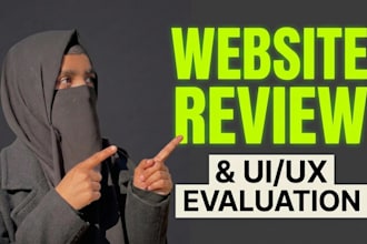 do professional website review, user testing and ui ux evaluation