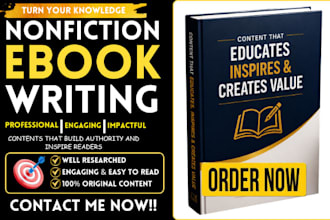 create a professional self help or business ebook