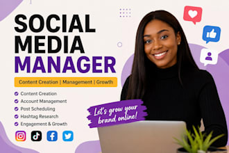 manage and grow your social media accounts