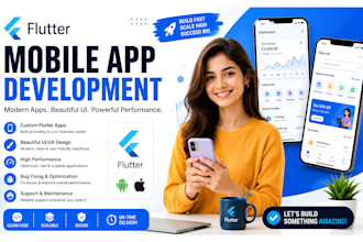 do flutter mobile app development for android and ios