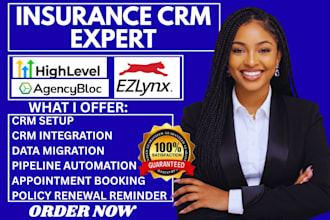 ghl ezlynx agencybloc facebook leads ads crm integration for insurance agencies