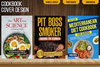 design cookbook and recipe book covers ebook and print cover