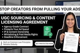 draft a ugc sourcing and ownership agreement for your brand