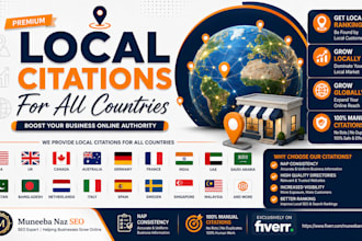do local citations for local SEO USA, UK, canada, australia