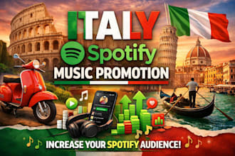 do italy spotify music promotion and increase your spotify audience
