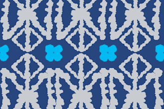 design seamless digital shibori and tie dye patterns for textiles