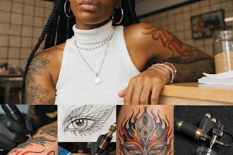 design professional tattoo and custom tattoo