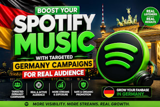 boost your spotify music with targeted germany campaigns for real audience
