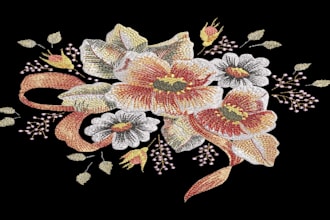 do embroidery digitizing, embroidery file, logo digitizing and patch embroidery