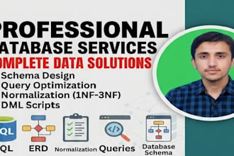design sql databases, er diagrams, and write queries