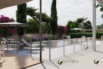 design luxury  backyard landscapes with 3d visualization