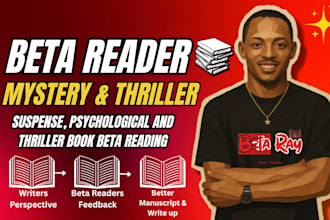 beta read mystery suspense, and psychological thriller books