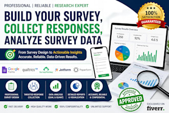 build your survey, collect responses, analyze survey data