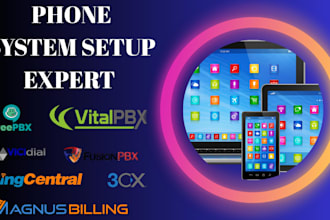 vicidial, 3cx, ringcentral , fusionpbx, magnus billing, auto dialer, twilio a2p