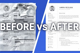 create a professional ats friendly CV and resume for you