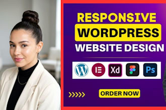 help with design, redesign, wordpress website development, full stack developer