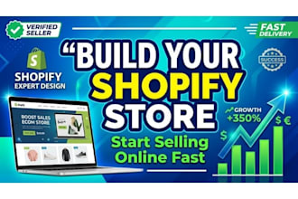 design shopify ecommerce website and build shopify online store