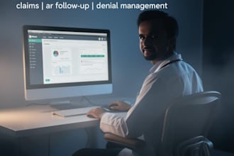 do medical billing, insurance claims, ar follow up and denial management