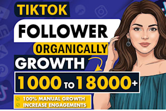 manage tiktok promotion and marketing for organic follower growth