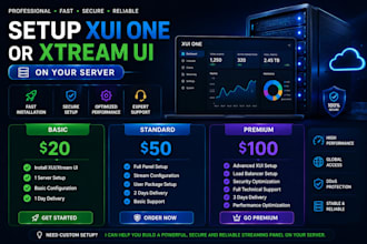 setup xui one or xtream UI on your server