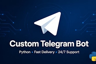 build a custom telegram bot for your business