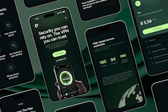 develop VPN ios and android app with customized admin panel