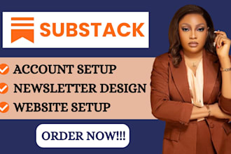 set up and optimize your substack account, newsletter, and website