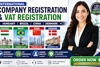 do company registration and vat in hungary brazil china denmark