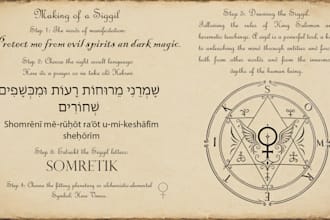 create a unique occult sigil tailored to you desires