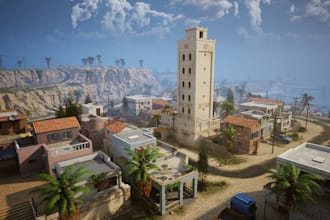 build roblox game map 3d environment city map design 3d model in roblox studio