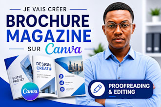 créer une brochure, un magazine sur canva