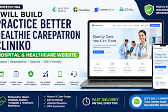 build practice better healthie carepatron cliniko hospital equipment website