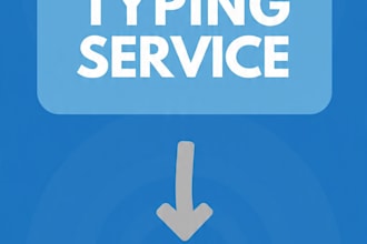 do fast typing from PDF image and scanned documents