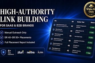 do saas link building via manual outreach and niche edits