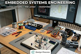 do pcb design embedded systems and custom firmware development