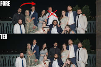 add person to photo, remove person or object professionally