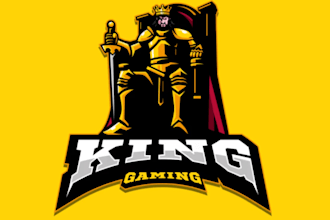 design high quality esport king owl mascot logo