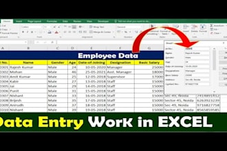 do fast and accurate data entry, copy paste, or typing work