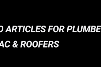 write SEO blog posts for your plumbing hvac or roofing business