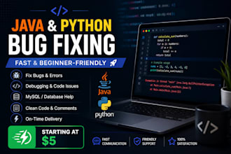 bugs in your java or python code