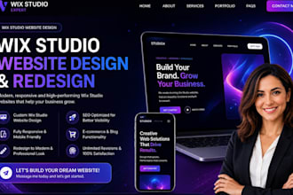 design wix studio website redesign wix studio website wix studio design wix SEO