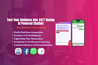 develop an ai chatbot to make your business available to all