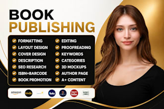 amazon book publishing, amazon kindle book formatting, book editing self publish